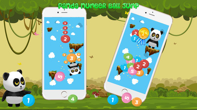 panda number ball jump screenshot 3