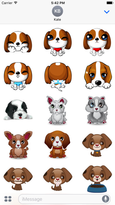 Cute Dog Stickers & Emoji screenshot 2