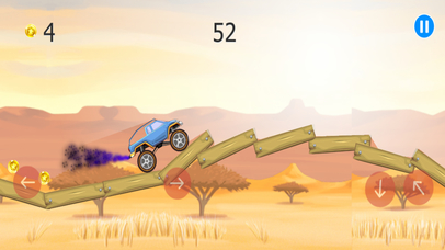 Monster Truck Racing -Dangerous Hills screenshot 2