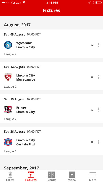 Lincoln City Official App screenshot 2