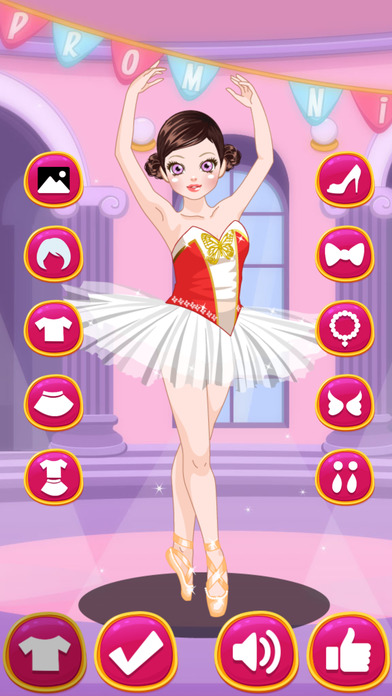 Ballerlina Girls Dress Up Beauty Game screenshot 2