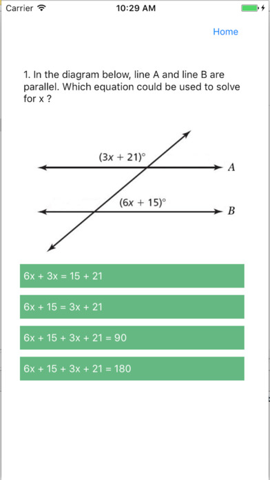 8th Grade Math Test Practice screenshot 2