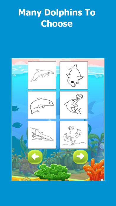 Coloring Dolphin Game Full screenshot 2