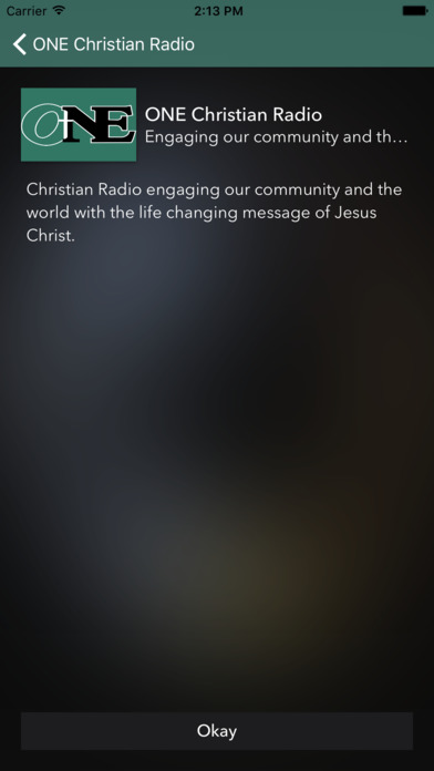 ONE Christian Radio screenshot 3