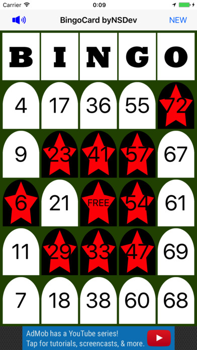 BingoCard byNSDev screenshot 2