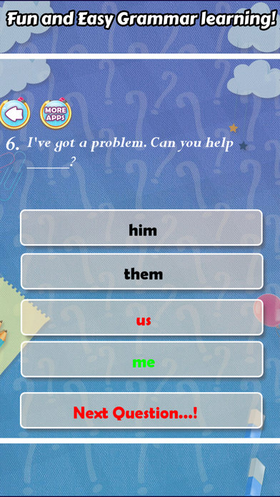 Grammar and Vocabulary Quiz screenshot 2