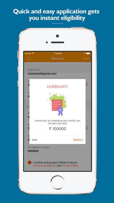 CASHe Personal Loan App screenshot 3