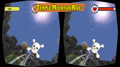 VR roller coaster ride: temple mountain run screenshot 4