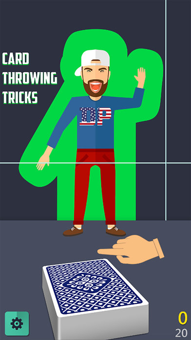 Flippy Card Throwing Tricks for Perfect Dudes screenshot 2