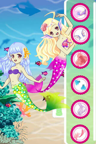 Charming Mermaid – Coolest Deep Sea Diva Makeover Salon Game screenshot 3