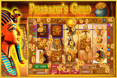 7-7-7 Lucky Casino Slots Pharaoh's: Spin Sloto Machines HD! screenshot 3