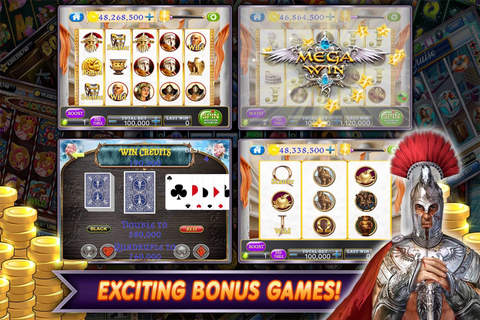 Caeser Emperial Slots - New 777 Empire Vegas Slots Machine Simulation screenshot 2