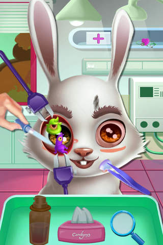 Cute Bunny's Eyes Doctor——Crazy Resort&Lovely Pets Surgery screenshot 2