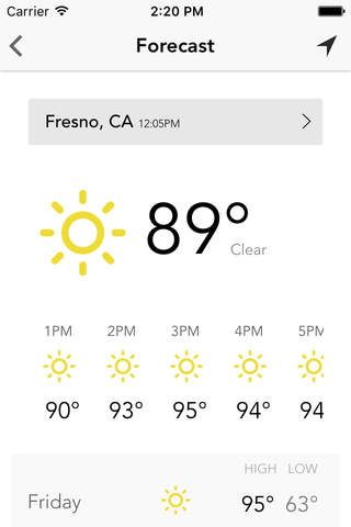 FAT wx: Fresno Weather Forecast, Radar & Traffic screenshot 2