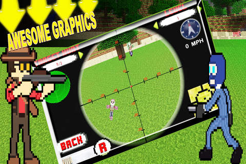 Block City Mine Robbers Sniper Pro -  Mini Prison Escape Shooting Game screenshot 3