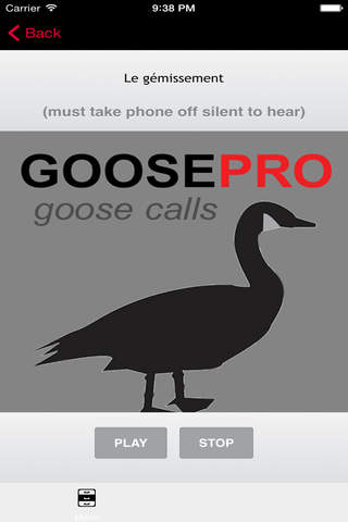 Vrais appels et sons pour chasse à l’oie – COMPATIBLE AVEC BLUETOOTH screenshot 2