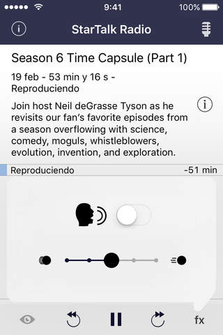Just1Cast – “StarTalk Radio” Edition screenshot 2
