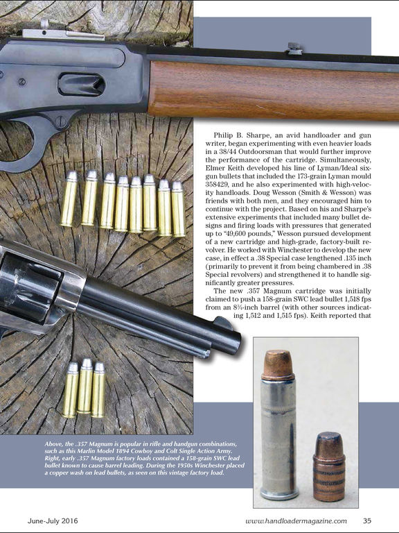 RIFLES HANDLOADER AMMUNITION RELOADING JOURNAL JUNE 2017 NO. 308 RIFLES HANDLOADER AMMUNITION RELOADING JOURNAL JUNE 2017 NO. 308
