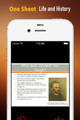 Van Gogh Biography and Quotes: Life with Documentary screenshot 2