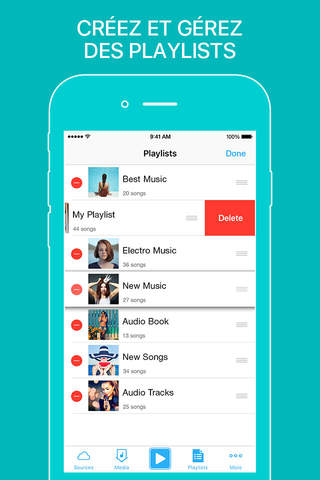 Multi Cloud - Free Offline Music Player & Streamer screenshot 4
