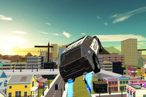 Flying Metropolitan Police Car Simulator screenshot 3