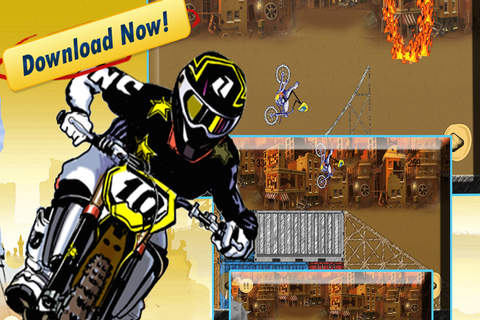 Stickman Stunt Real Racing Pro - The Doodle Bike Road Chase Games screenshot 4