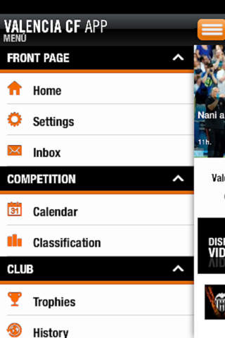 Valencia CF App screenshot 2