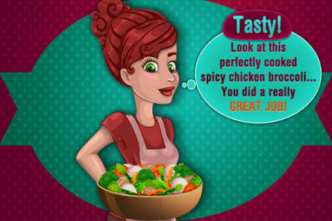 Spicy Chicken Broccol - Castle Food Making/Fantasy Recipe screenshot 3