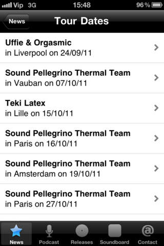 Sound Pellegrino screenshot 2