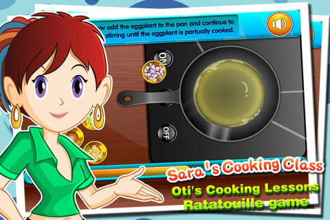 Sara's Cooking Class - Oti's Cooking Lessons Ratatouille screenshot 3