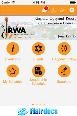 IRWA Conference 2016 screenshot 3