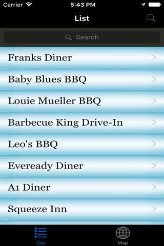 The Great App For Diners, Drive-ins and dives screenshot 2
