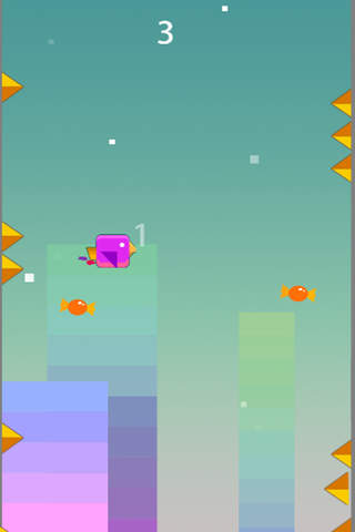 Purple Bird Spike Avoid - Candy Collectible screenshot 2