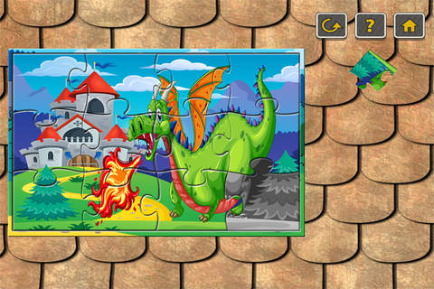 Dino Puzzles Games Dragon Preschool Learning Games screenshot 2