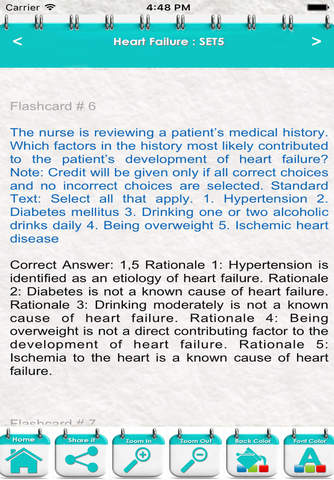 Nursing Heart Failure Exam Review/1350 Flashcards, Quiz & Practice Questions screenshot 2