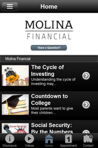 Molina Financial screenshot 2