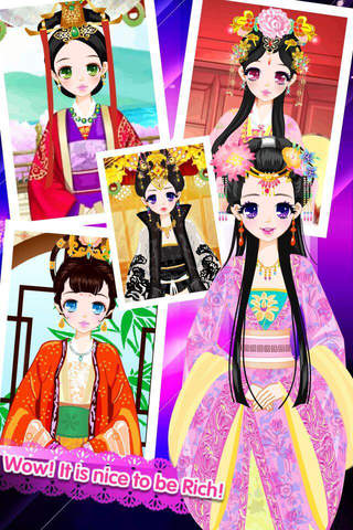 Gorgeous Ancient Queen - Fashion Chinese Beauty Dress Up Salon, Girl Free Funny Games screenshot 3