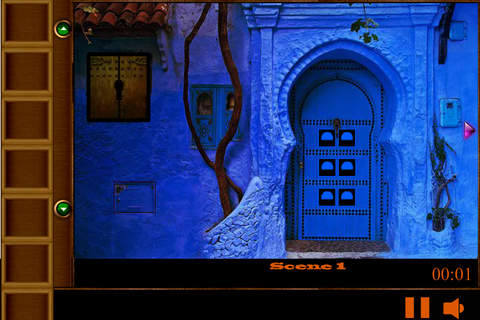 密室逃脱官方正版：老旧的蓝色街道逃脱 - 恐怖密室生存逃脱游戏口袋版 screenshot 2