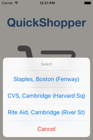 QuickShopper screenshot 2