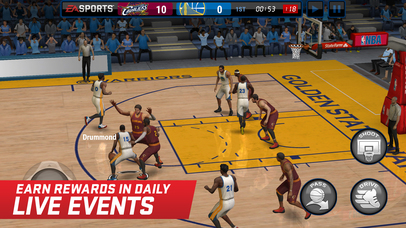 Screenshots of NBA LIVE Mobile for iPhone