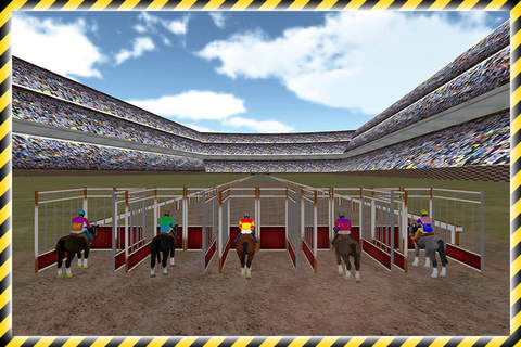 Horse Race Run & Jump Pro - 3d fast horse racing games 2016 screenshot 3
