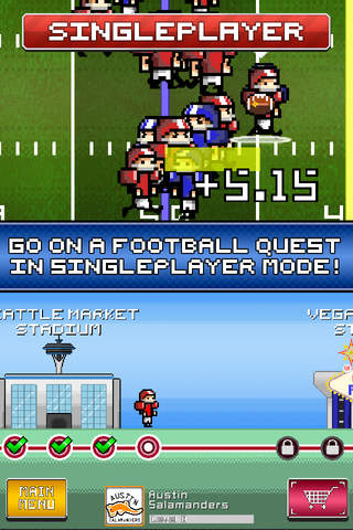 Puzzle Football - Quest of the Gridiron - A Free Sports Adventure screenshot 2