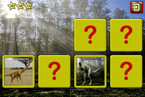 Kids Dinosaur Rex Jigsaw Puzzles - educational shape and matching children`s game screenshot 3