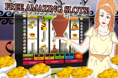 AAA Ace Aphrodite Goddess Casino Slot Machines - Big Prize of Thunder magic olympus in wicked Greece screenshot 2