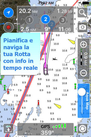 Aqua Map Italy - Nautical GPS screenshot 3