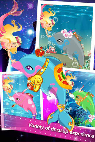Prince Dolphin – fashion Pet makeup & Dress up Salon Game screenshot 2
