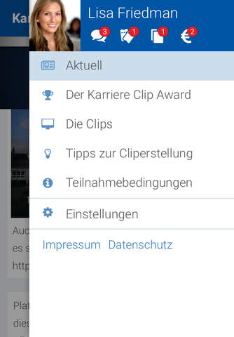 Karriere-Clip Award Osnabrück screenshot 2