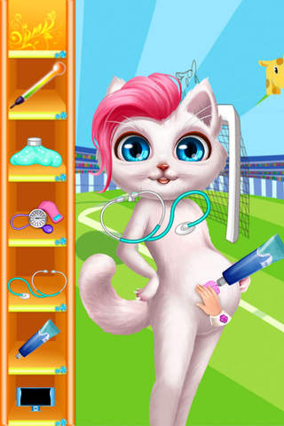 Kitty Girl's Pregnancy Doctor - Animal Delivery Tracker/Hospital And Clinical Games For Kids screenshot 3