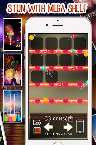 Shelf Maker – Fireworks : Home Screen Designer Icons Wallpaper For Free screenshot 2