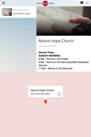 Mount Hope Church Lansing screenshot 3